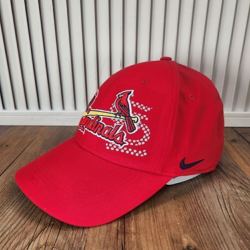 Nike Dri-Fit St. Louis Cardinals Hat Cap Fitted Stretch Red Mens MLB Legacy91